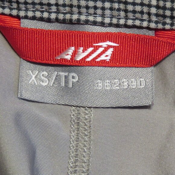 nwot Avia Black/White Check SKORT XS (K569) - Picture 4 of 5